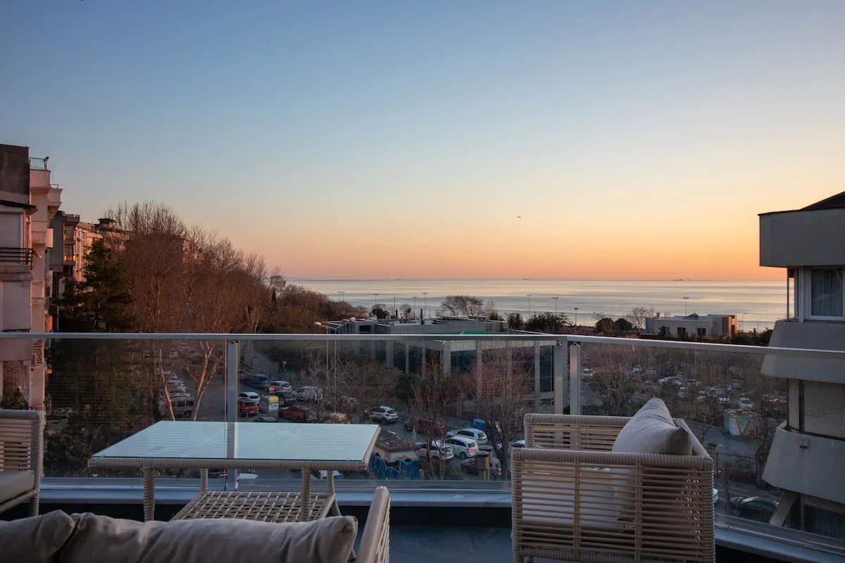 Deniz manzaralı Hanemo balkon